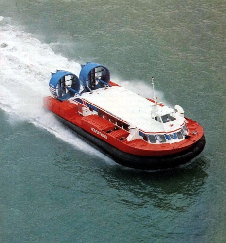 Old photo of hovercraft