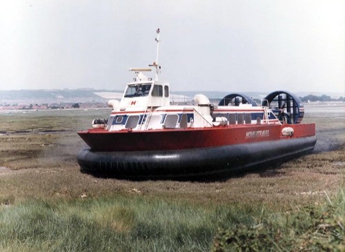 Old photo of hovercraft