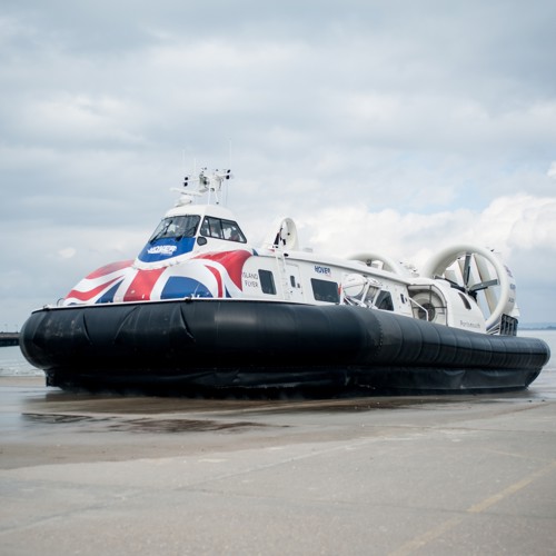 Recent photo of a hovercraft