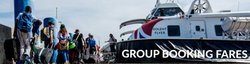 Groups boarding a hovercraft