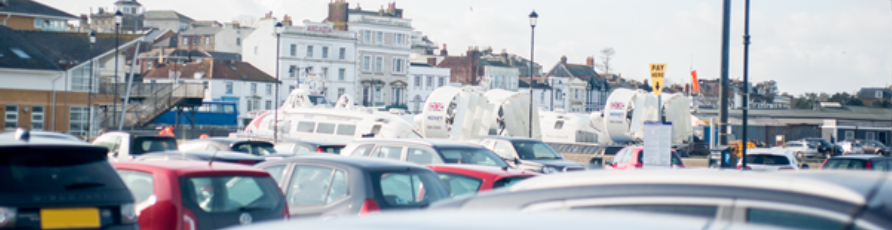 Car Parking Hovertravel Isle of Wight Ferry