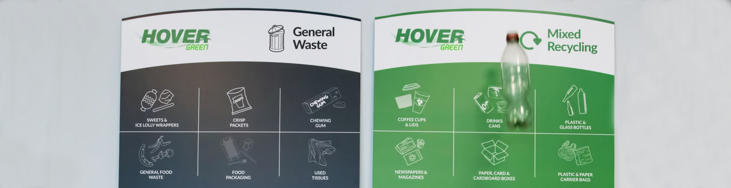 Hovertravel recycling bins