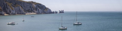 Boats of the coast off the Isle of Wight